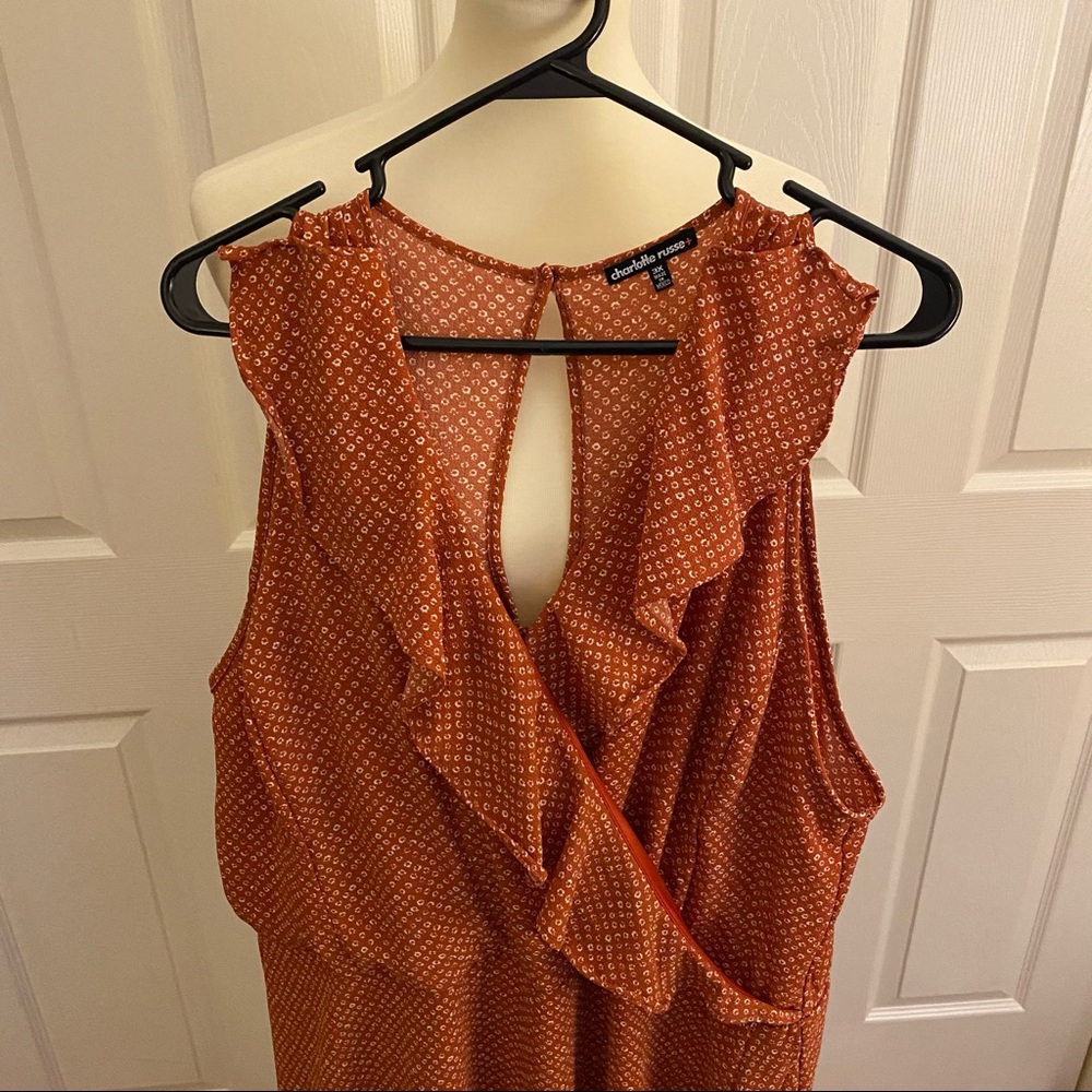 Charlotte Russe 3X Retro Ruffled Mini - Picture 6 of 7